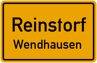 Ortsschild Reinstorf Wendhausen