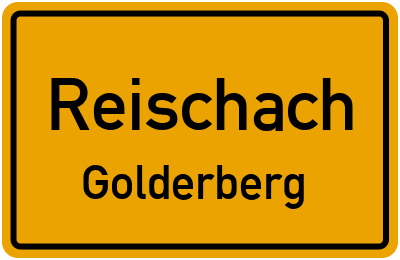 Ortsschild Reischach Golderberg
