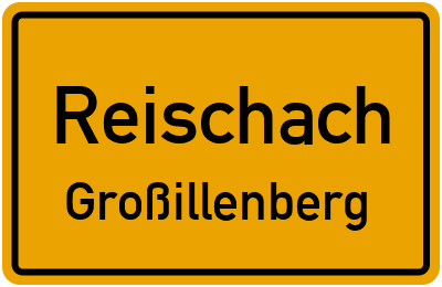 Straßenverzeichnis Reischach Großillenberg