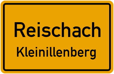 Straßenverzeichnis Reischach Kleinillenberg