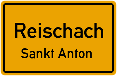 Straßenverzeichnis Reischach Sankt Anton