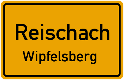 Straßenverzeichnis Reischach Wipfelsberg