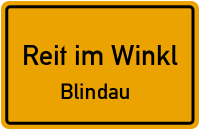 Straßenverzeichnis Reit im Winkl Blindau