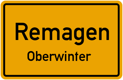 Straßenverzeichnis Remagen Oberwinter