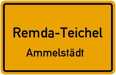 Straßenverzeichnis Remda-Teichel Ammelstädt
