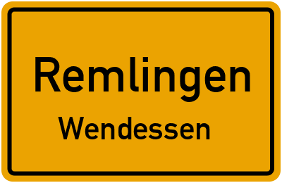Straßenverzeichnis Remlingen Wendessen