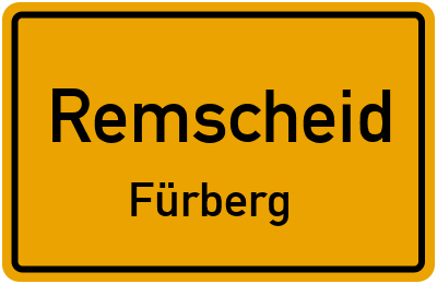 Straßenverzeichnis Remscheid Fürberg