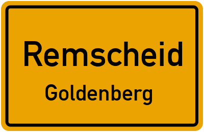 Straßenverzeichnis Remscheid Goldenberg