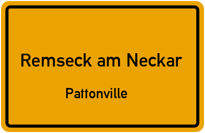 Straßenverzeichnis Remseck am Neckar Pattonville