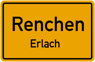 Straßenverzeichnis Renchen Erlach