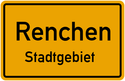 Straßenverzeichnis Renchen Stadtgebiet