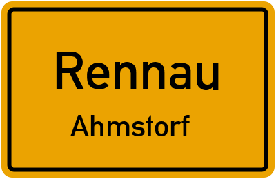 Straßenverzeichnis Rennau Ahmstorf