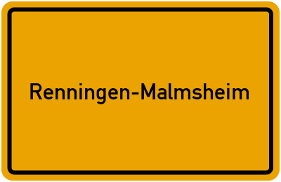 Branchenbuch Renningen-Malmsheim, Baden-Württemberg