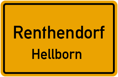 Straßenverzeichnis Renthendorf Hellborn