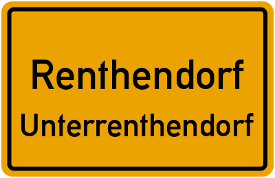 Straßenverzeichnis Renthendorf Unterrenthendorf
