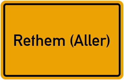 Rethem (Aller) in Niedersachsen