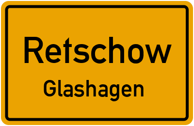 Straßenverzeichnis Retschow Glashagen