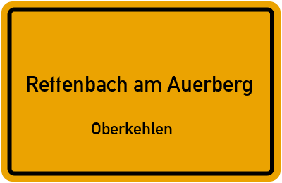Straßenverzeichnis Rettenbach am Auerberg Oberkehlen