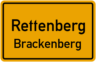 Straßenverzeichnis Rettenberg Brackenberg