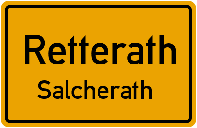 Straßenverzeichnis Retterath Salcherath