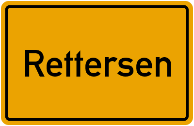 Ortsschild von Gemeinde Rettersen in Rheinland-Pfalz