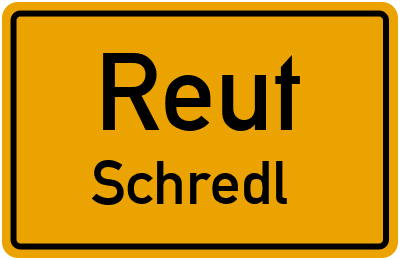 Straßenverzeichnis Reut Schredl