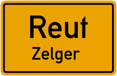 Straßenverzeichnis Reut Zelger