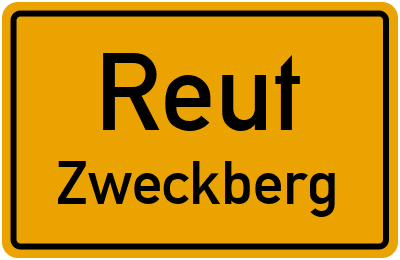 Straßenverzeichnis Reut Zweckberg