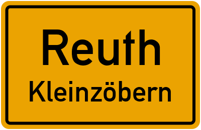 Straßenverzeichnis Reuth Kleinzöbern