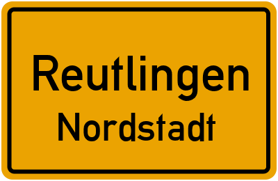 Straßenverzeichnis Reutlingen Nordstadt