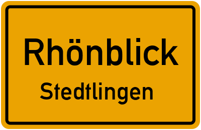 Straßenverzeichnis Rhönblick Stedtlingen