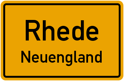 Straßenverzeichnis Rhede Neuengland