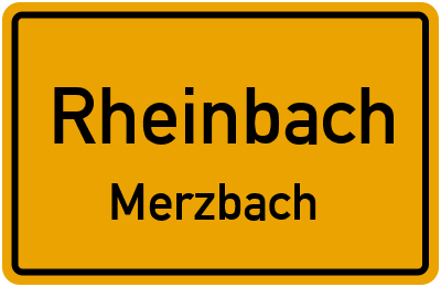 Straßenverzeichnis Rheinbach Merzbach