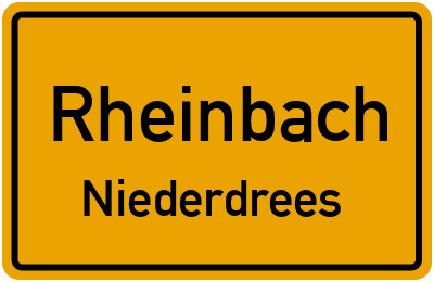 Straßenverzeichnis Rheinbach Niederdrees