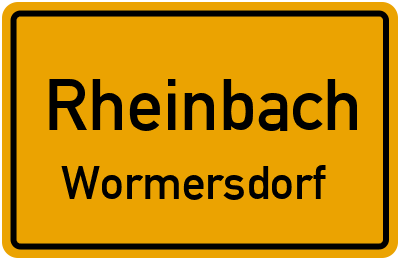 Ortsschild Rheinbach Wormersdorf