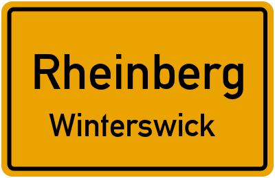 Straßenverzeichnis Rheinberg Winterswick
