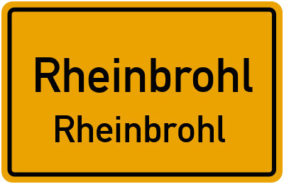 Straßenverzeichnis Rheinbrohl Rheinbrohl