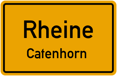 Straßenverzeichnis Rheine Catenhorn