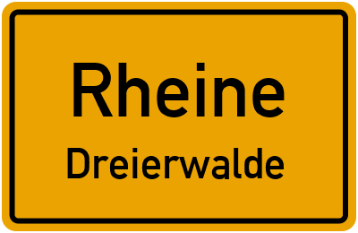 Straßenverzeichnis Rheine Dreierwalde