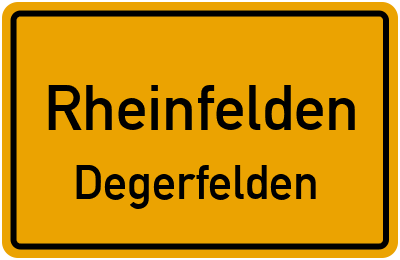 Straßenverzeichnis Rheinfelden Degerfelden
