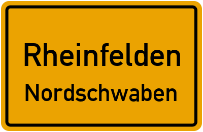 Straßenverzeichnis Rheinfelden Nordschwaben