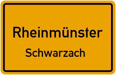 Straßenverzeichnis Rheinmünster Schwarzach