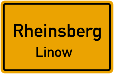 Straßenverzeichnis Rheinsberg Linow