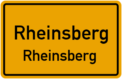 Straßenverzeichnis Rheinsberg Rheinsberg