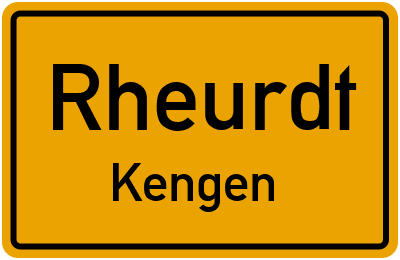 Straßenverzeichnis Rheurdt Kengen