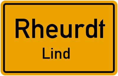 Straßenverzeichnis Rheurdt Lind