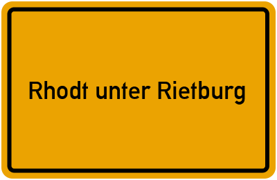 Branchenbuch Rhodt unter Rietburg, Rheinland-Pfalz