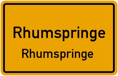 Straßenverzeichnis Rhumspringe Rhumspringe