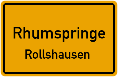 Straßenverzeichnis Rhumspringe Rollshausen