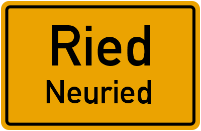 Straßenverzeichnis Ried Neuried